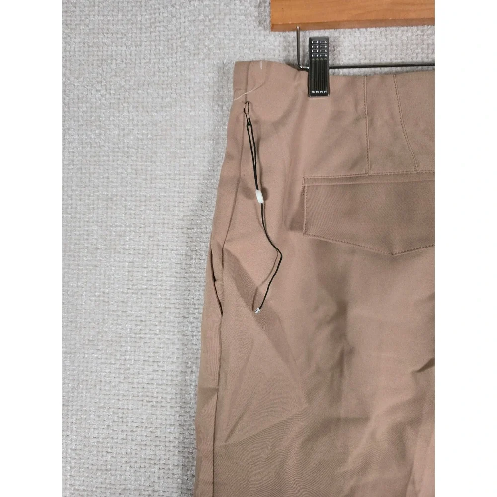 Haver + Blair London Tan Tailored Side‎ Zip Trousers Dress Pants Womens Large